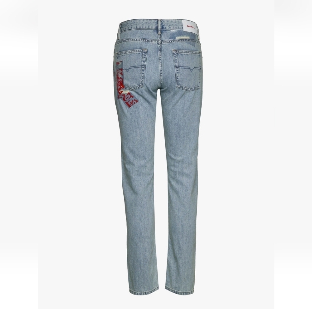 Diesel Neekhol Regular Straight Leg Patch Streetwear Denim Jeans